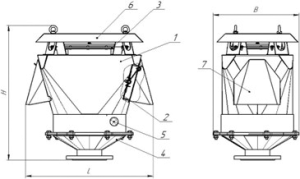 Чертеж клапан дыхательный КДМ-200