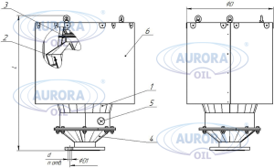Клапан дыхательный непримерзающий мембранный НДКМ