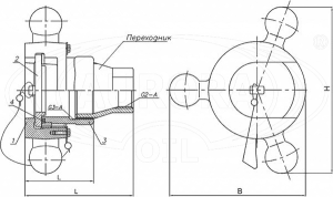 Муфта сливная МС-100, МС-2Н