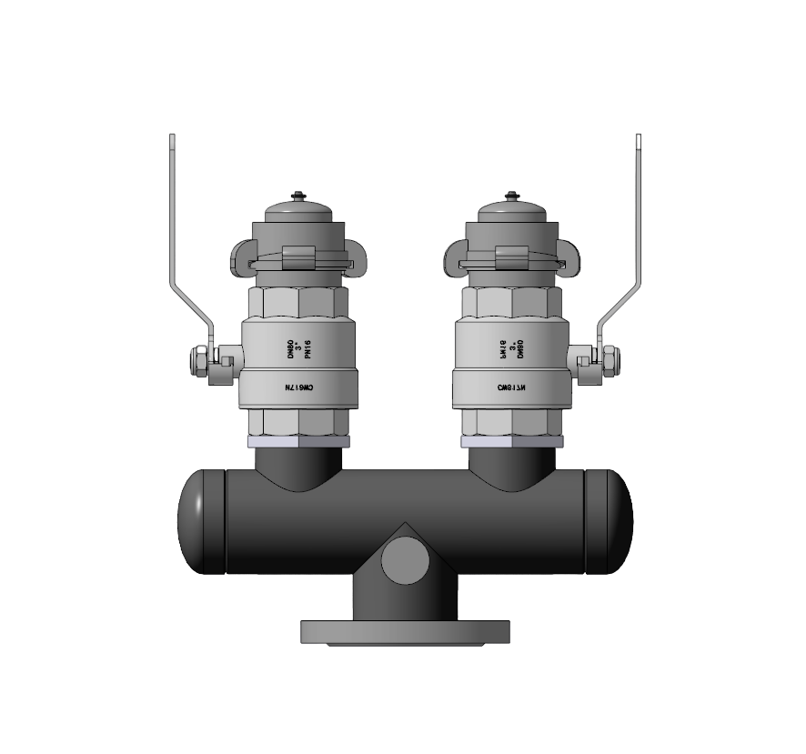 Узел подключения пожарной техники УПТ-2-80-100