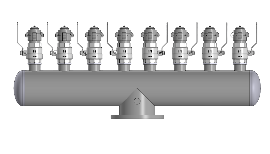 Узел подключения пожарной техники УПТ-8-80-250