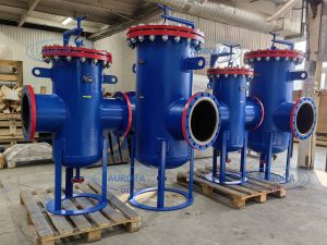 Фильтр ФЖУ-400 DN400 PN1,6 МПа производства завода АВРОРА-НЕФТЬ перед отгрузкой в Новороссийск