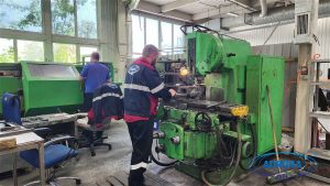 Фрезерная обработка деталей нефтегазового оборудования на заводе АВРОРА-НЕФТЬ